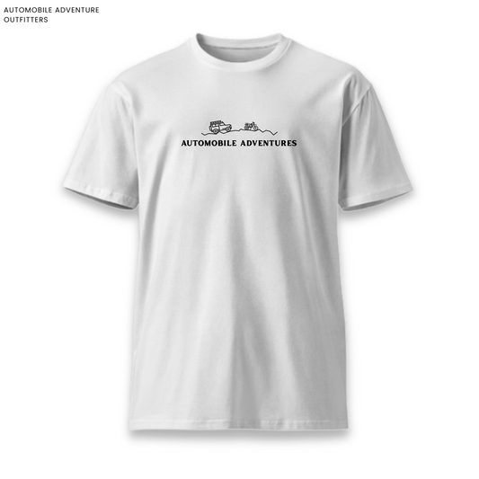 Automobile Adventures Motorcycle Cotton Round Neck T-shirt 180 GSM