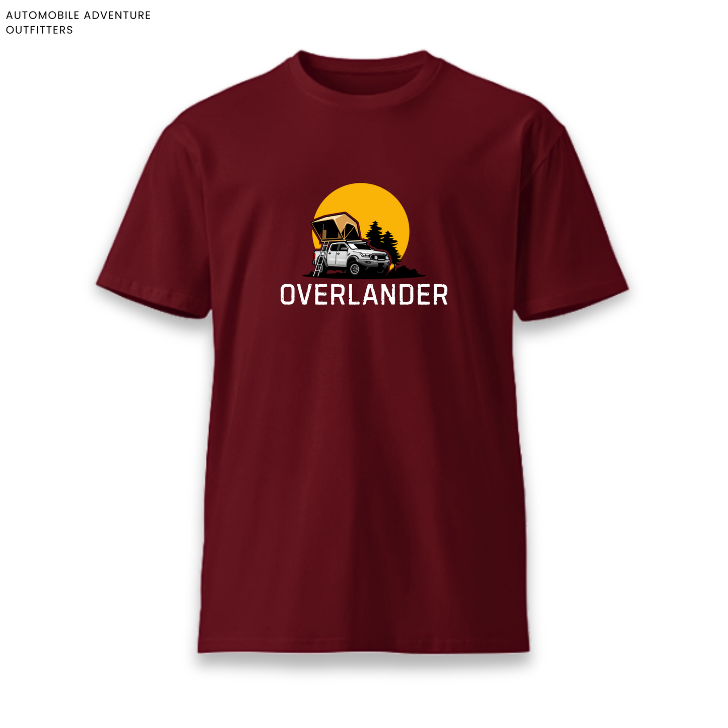 Overland Automobile Cotton Round Neck T-shirt 180 GSM