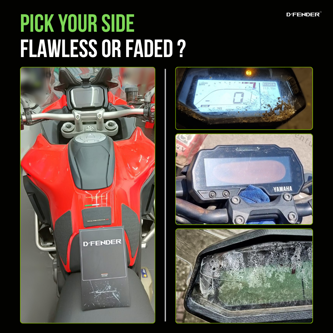 BMW F450GS Motorcycle Speedometer Screen Protector | D'FENDER | 9H, PPF & Self-Healing PPF Warranty | Console Guard | Scratch Protection | Anti-Yellowing | Bubble Free | Model Code: 666DPAA15
