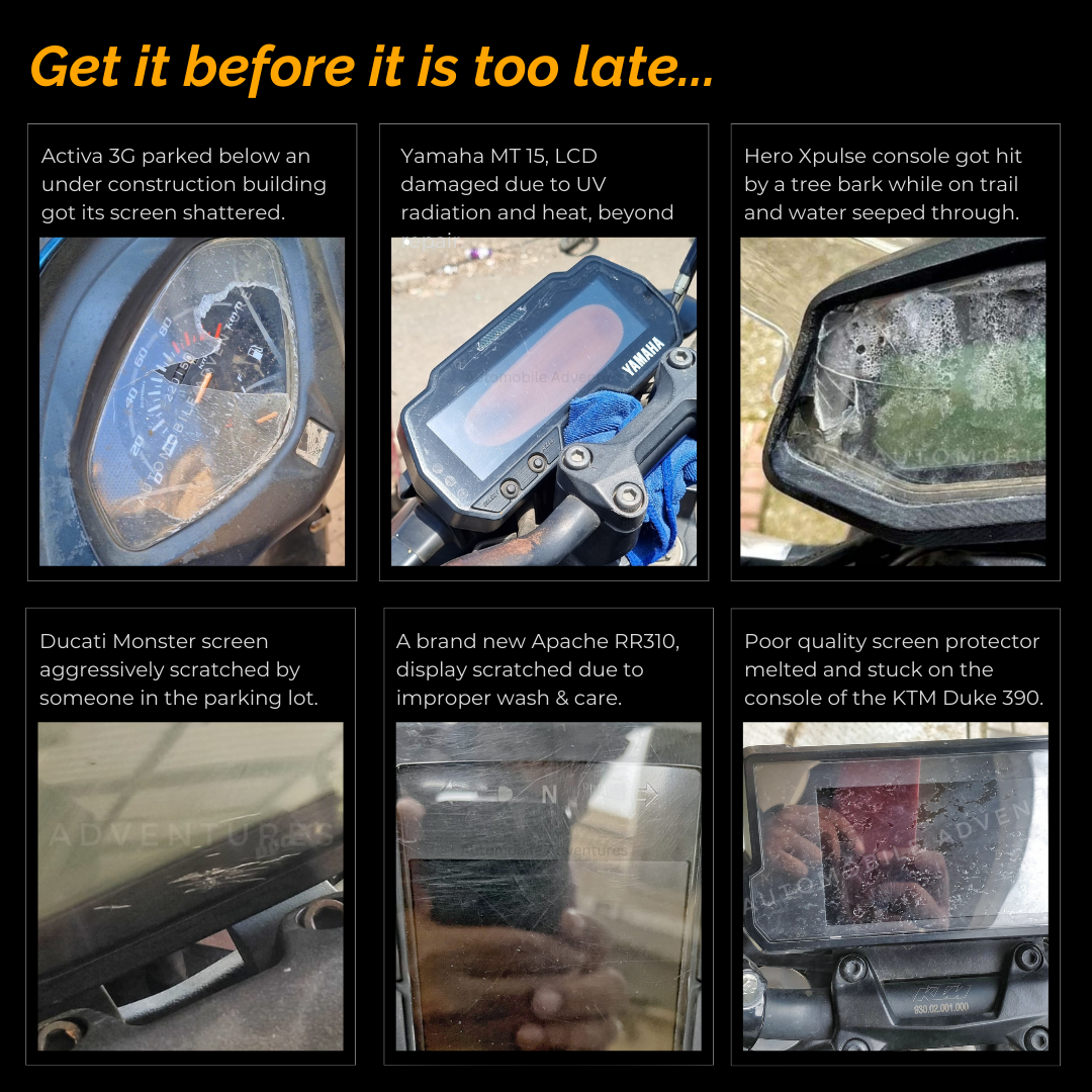 PPF Screen Guard - Honda Dio BS6