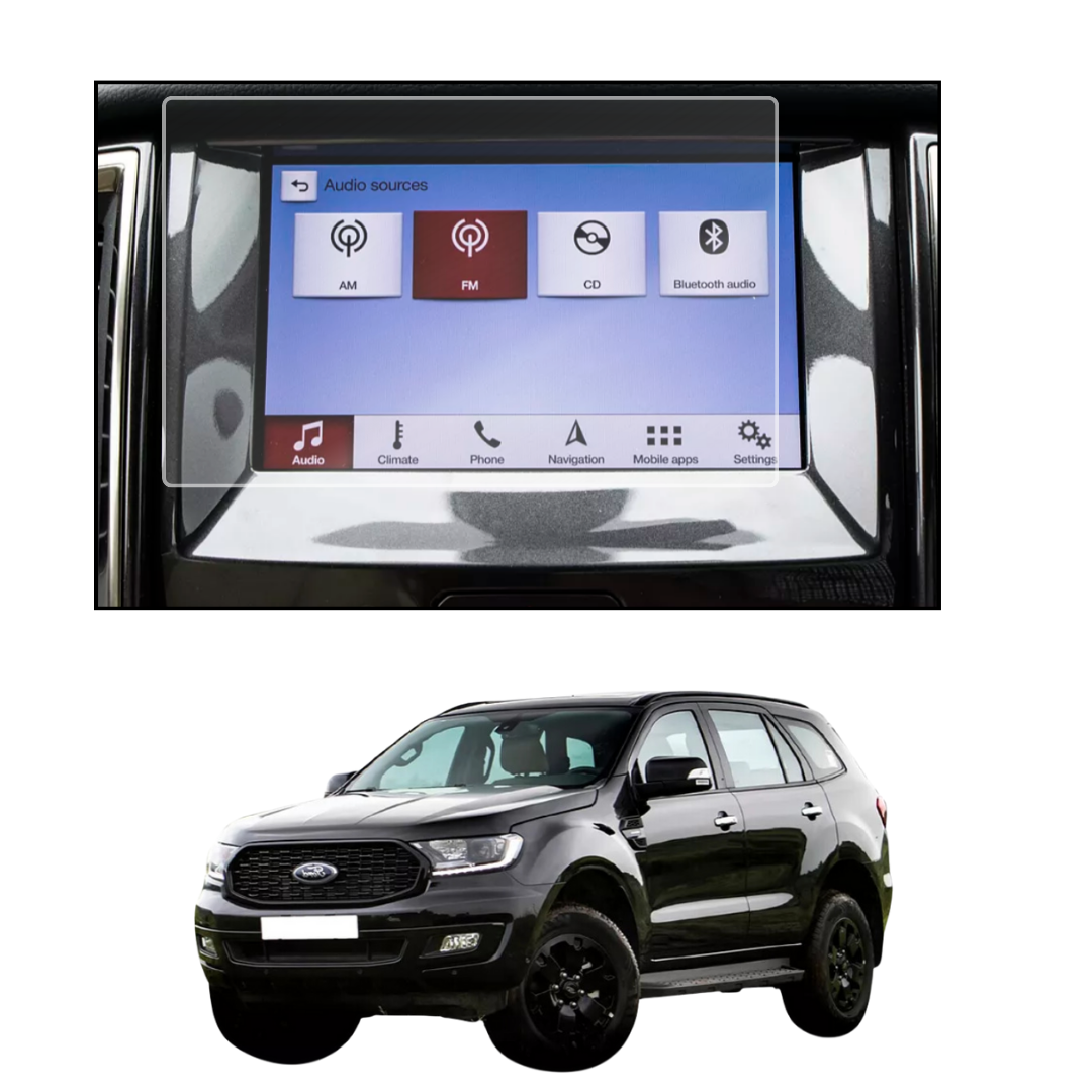 Ford Endeavour 2021 7H Infotainment Screen Protector, Touch compatible, Pack of 1