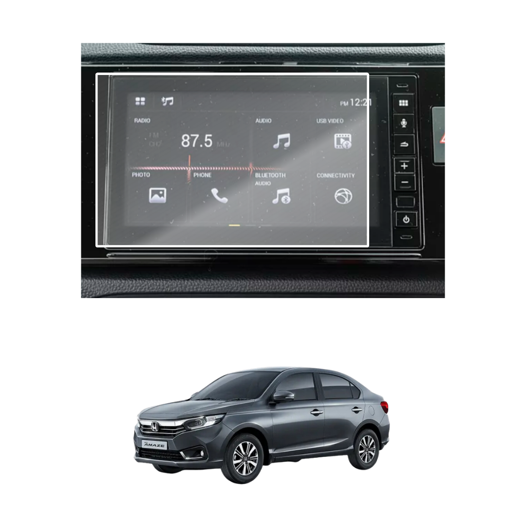 Honda Amaze 2020 7H Infotainment Screen Protector, Touch compatible, Pack of 1