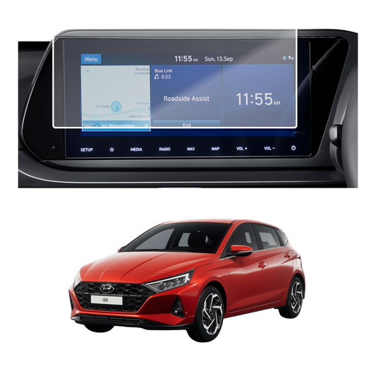 Hyundai i20 10" 7H Infotainment Screen Protector, Touch compatible, Pack of 1