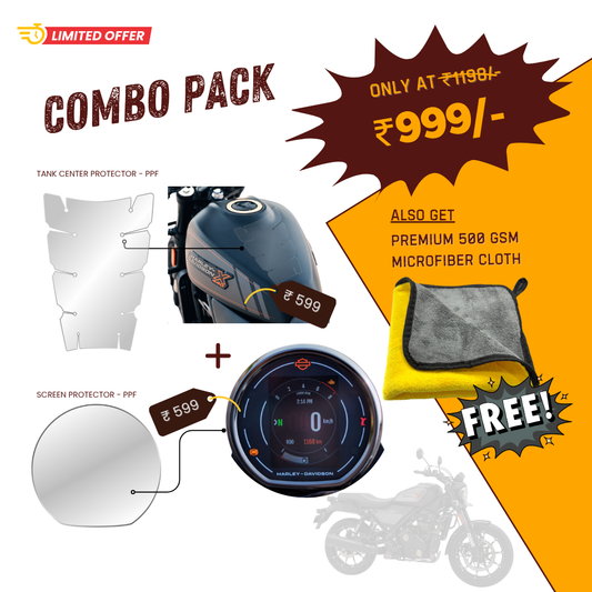 Pre-Cut PPF Harley Davidson X 440 combo - 18 Months Warranty