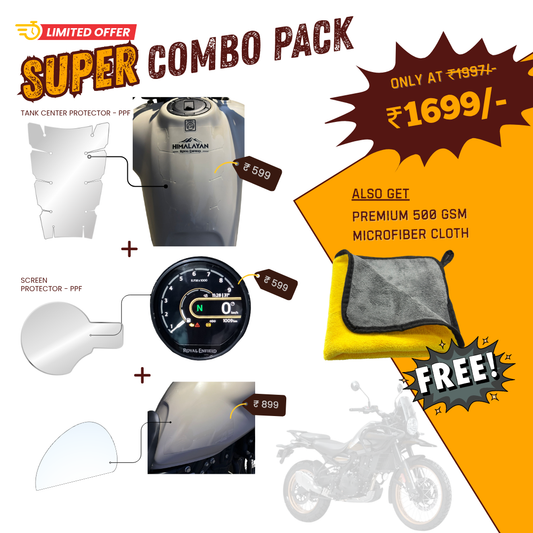 Pre-Cut PPF Royal Enfield Himalayan 450 Super combo - 18 Months Warranty