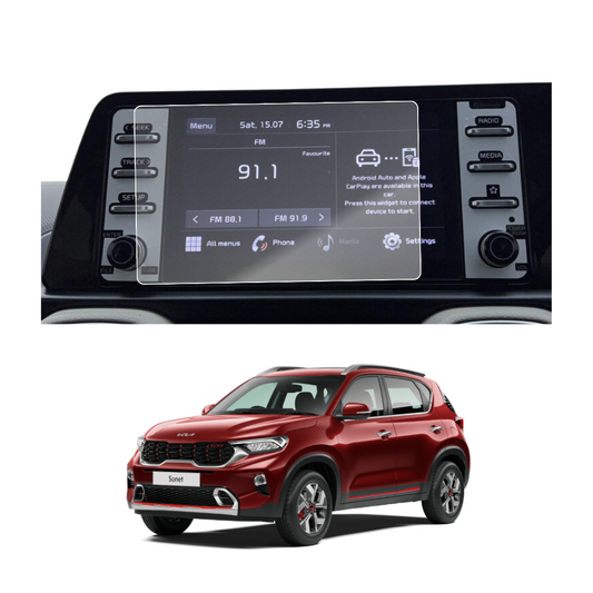 Kia Sonet 8" 7H Infotainment Screen Protector, Touch compatible, Pack of 1
