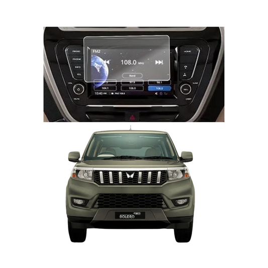 Mahindra Bolero Neo 7H Infotainment Screen Protector, Touch compatible, Pack of 1