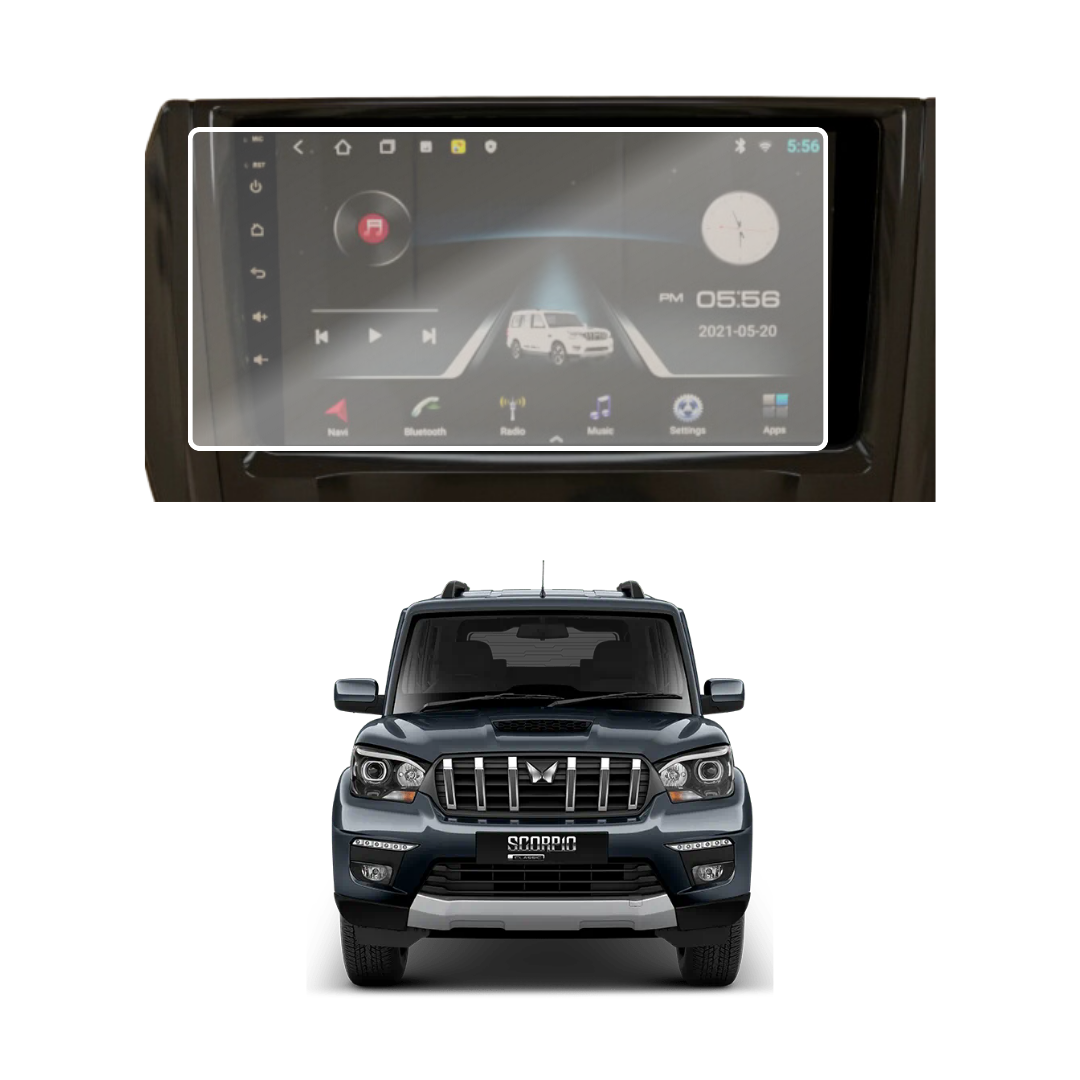 Mahindra Scorpio Classic 7H Infotainment Screen Protector, Touch compatible, Pack of 1