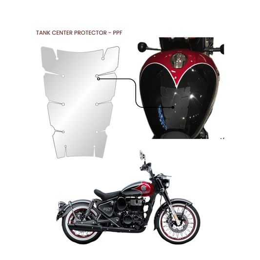 Pre-Cut PPF Royal Enfield Goan Classic Tank Protector