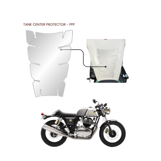 Pre-Cut PPF Royal Enfield Continental 650 Tank Protector