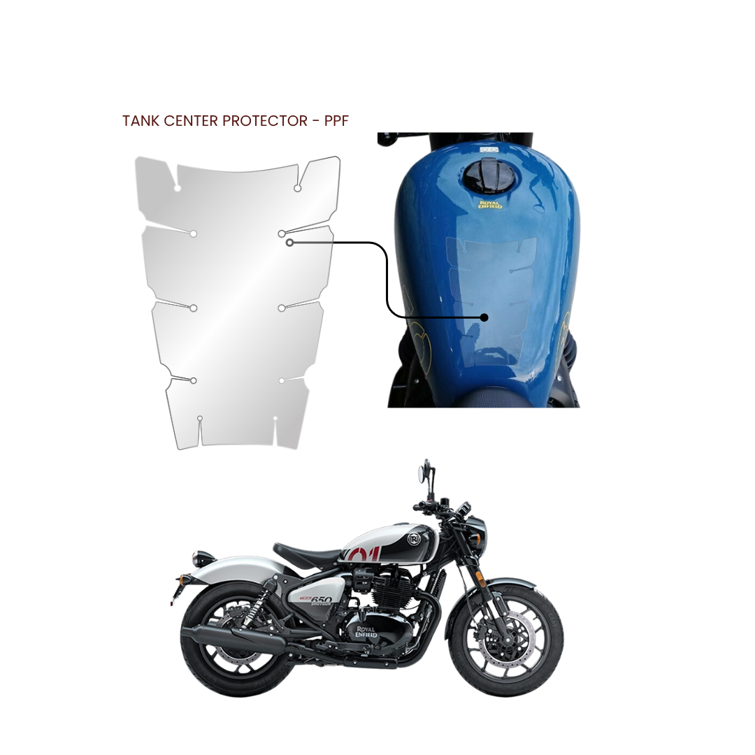 Pre-Cut PPF Royal Enfield Shotgun 650 Tank Protector
