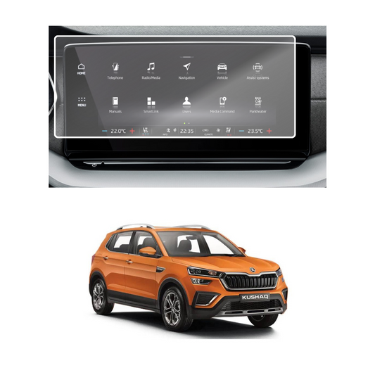 Skoda Kushaq 7H Infotainment Screen Protector, Touch compatible, Pack of 1