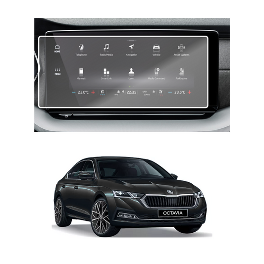 Skoda Octavia 2021 7H Infotainment Screen Protector, Touch compatible, Pack of 1
