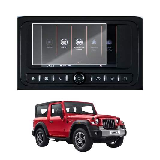 Mahindra Thar 7H Infotainment Screen Protector, Touch compatible, Pack of 1