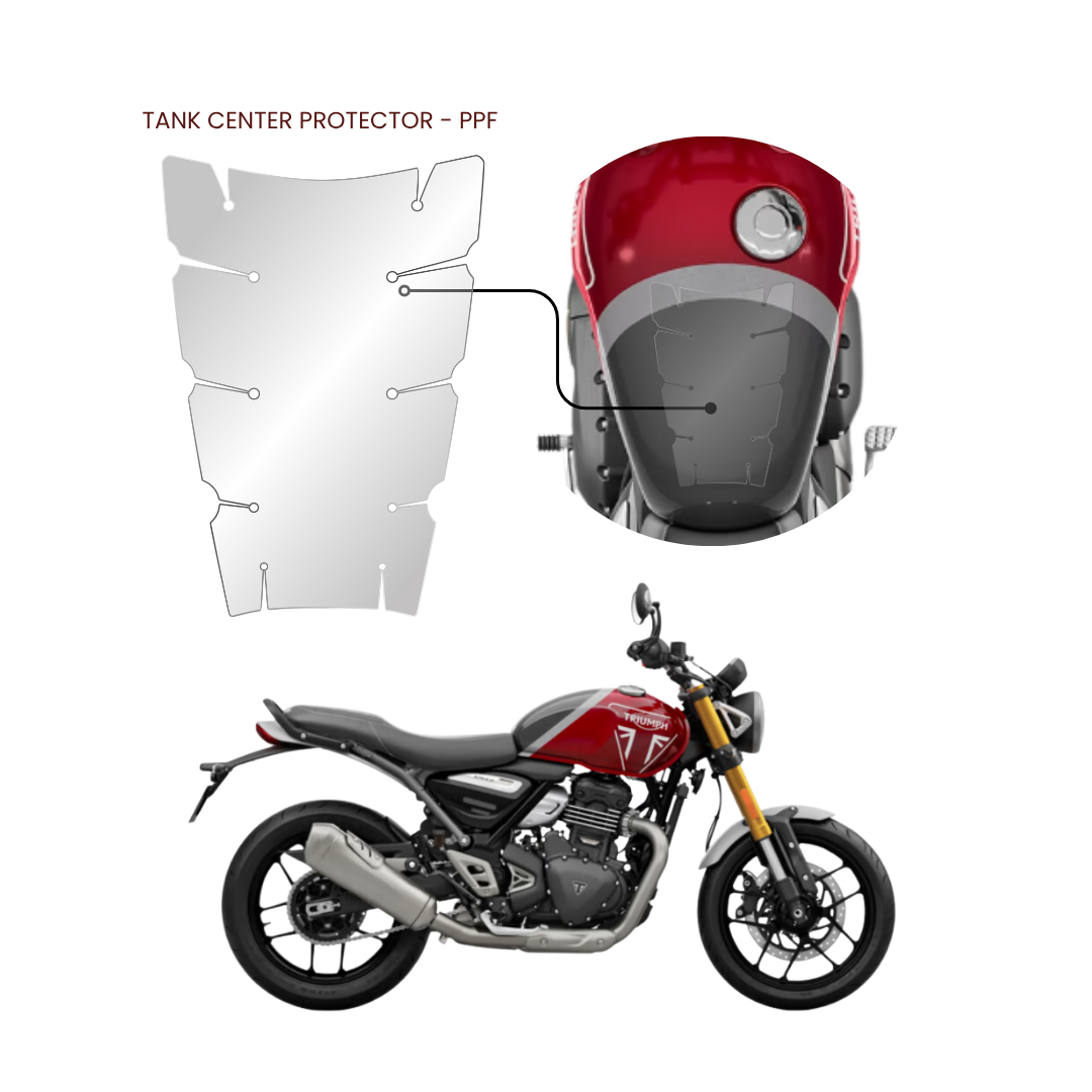 Pre-Cut PPF Triumph Speed 400 Tank Protector