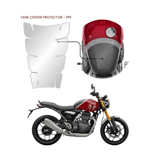 Pre-Cut PPF Triumph Speed 400 Tank Protector