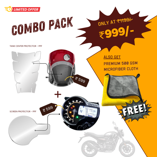 Pre-Cut PPF Triumph Speed T4 combo - 18 Months Warranty