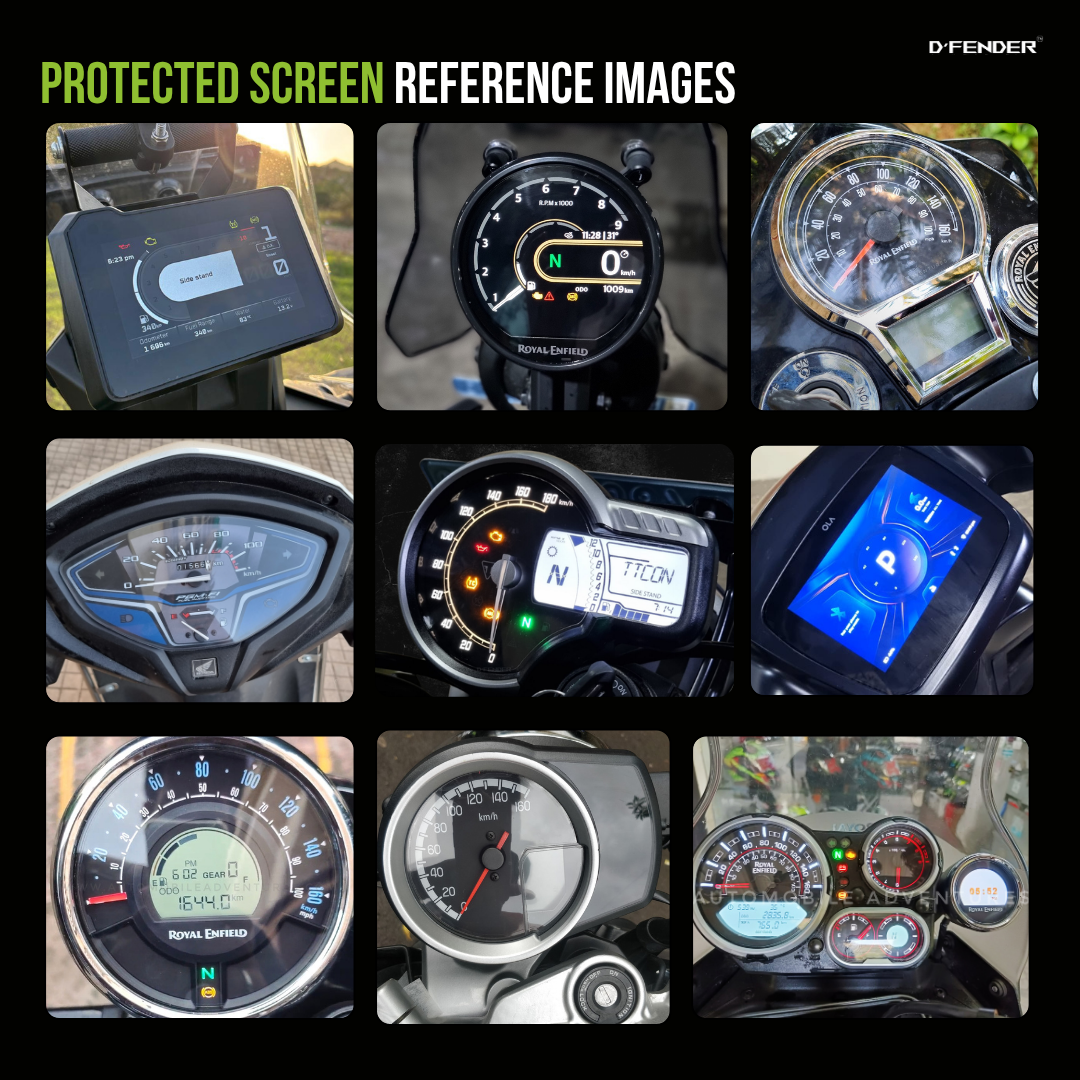 BMW F450GS Motorcycle Speedometer Screen Protector | D'FENDER | 9H, PPF & Self-Healing PPF Warranty | Console Guard | Scratch Protection | Anti-Yellowing | Bubble Free | Model Code: 666DPAA15