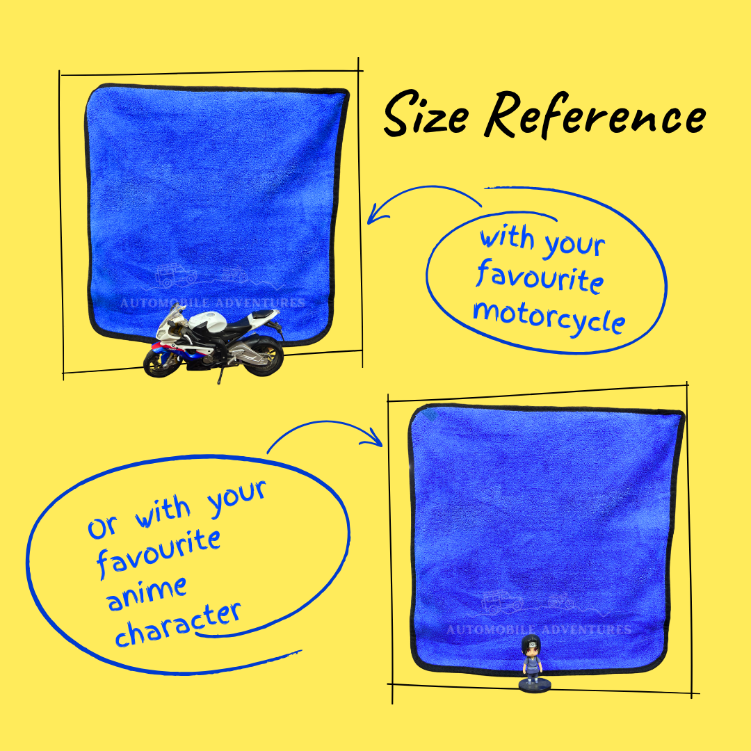 1 x 7H Screen Protector - Yezdi Adventure + 2 x 500 GSM Microfiber Cloth