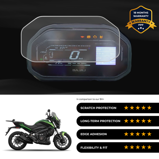 PPF Speedometer Screen Protector | Self-Healing PPF for Bajaj Dominar 400 - 2025