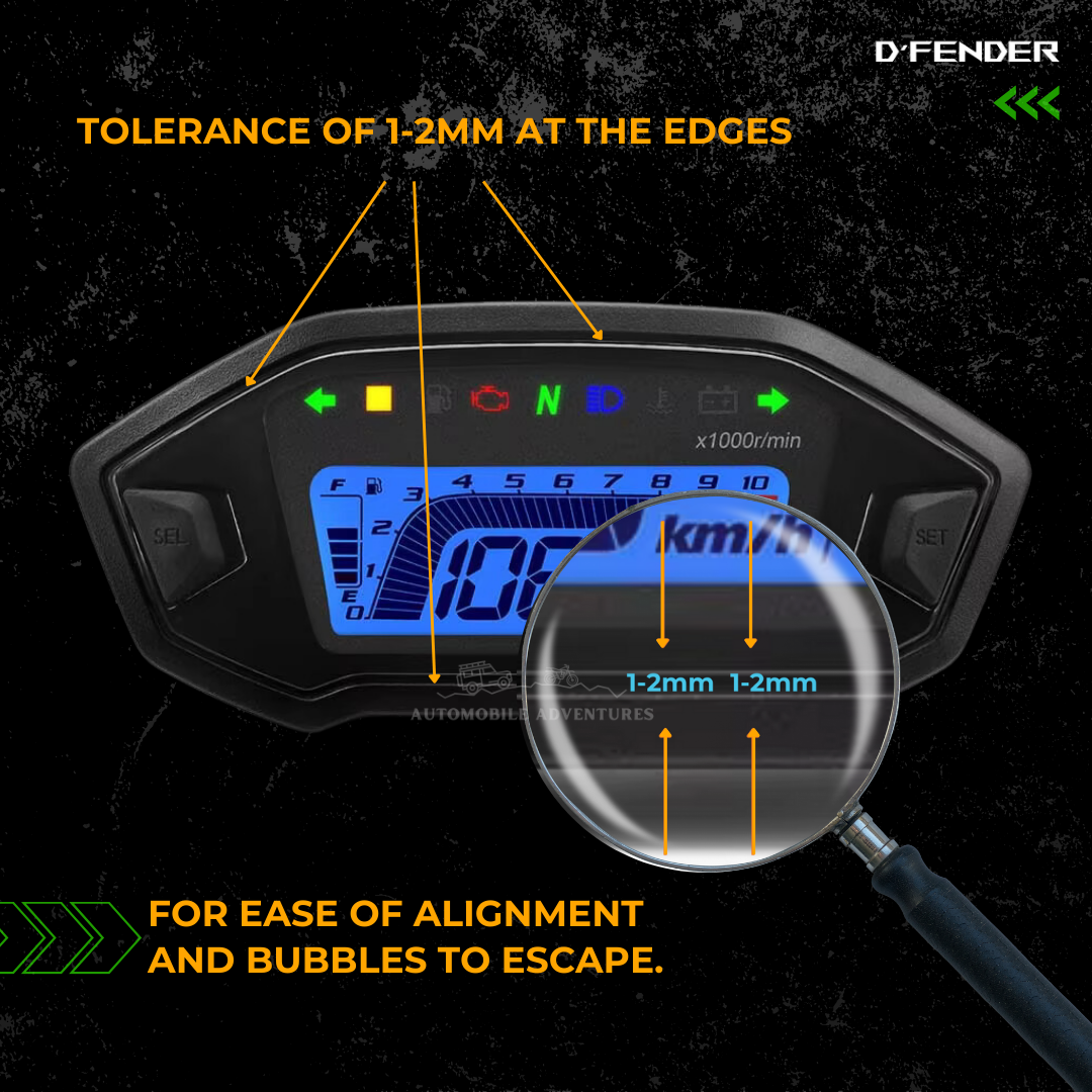 7H Screen Protector - Bajaj Pulsar 180 (2021-2023)