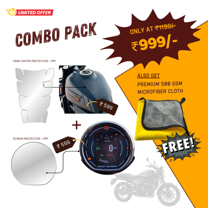 Pre-Cut PPF Harley Davidson X 440 combo - 18 Months Warranty