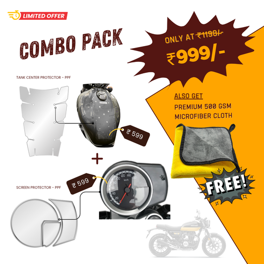 Pre-Cut PPF Honda CB 350 RS combo - 18 Months Warranty