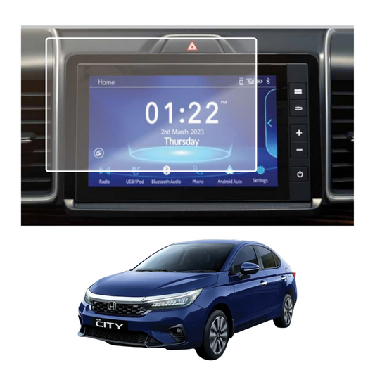 Honda City 2020 7H Infotainment Screen Protector, Touch compatible, Pack of 1