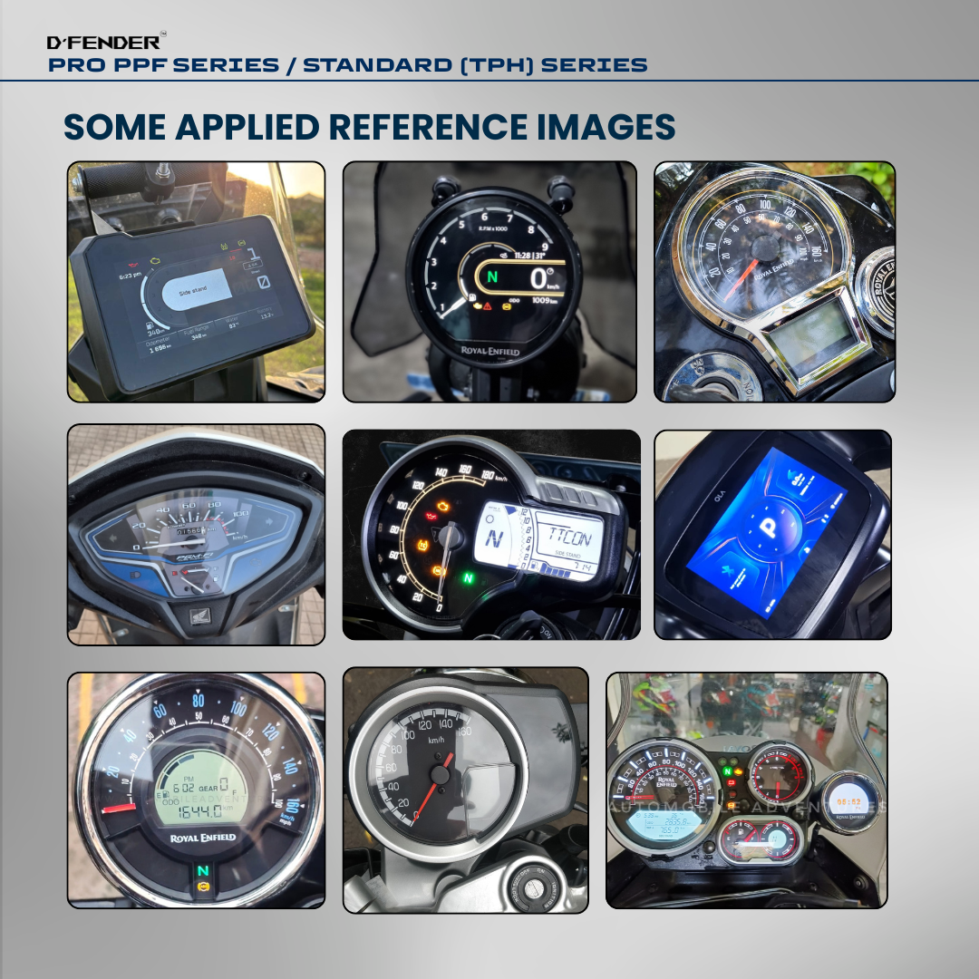 PPF Speedometer Screen Protector | Self-Healing PPF for Royal Enfield Himalayan 450 - (2024)