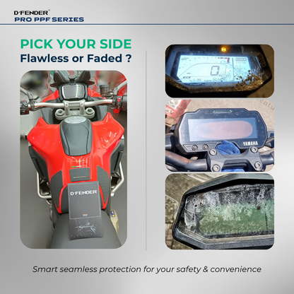 PPF Speedometer Screen Protector | Self-Healing PPF for Jawa Bobber