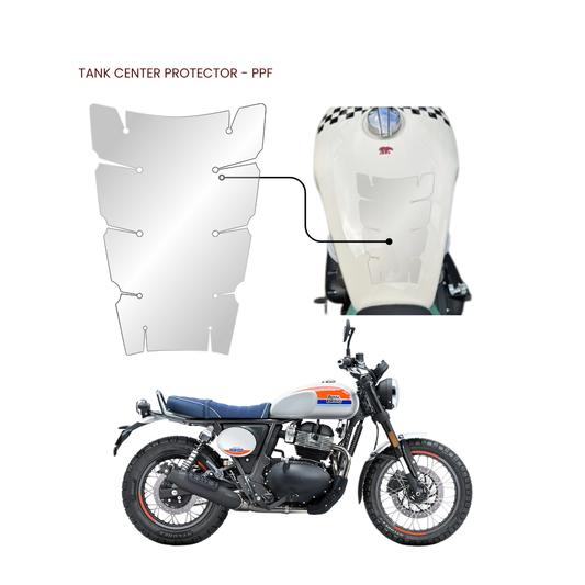Pre-Cut PPF Royal Enfield Bear 650 Tank Protector
