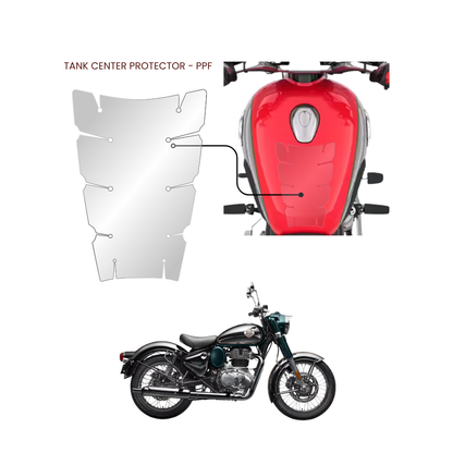 Pre-Cut PPF Royal Enfield Classic 350 Tank Protector