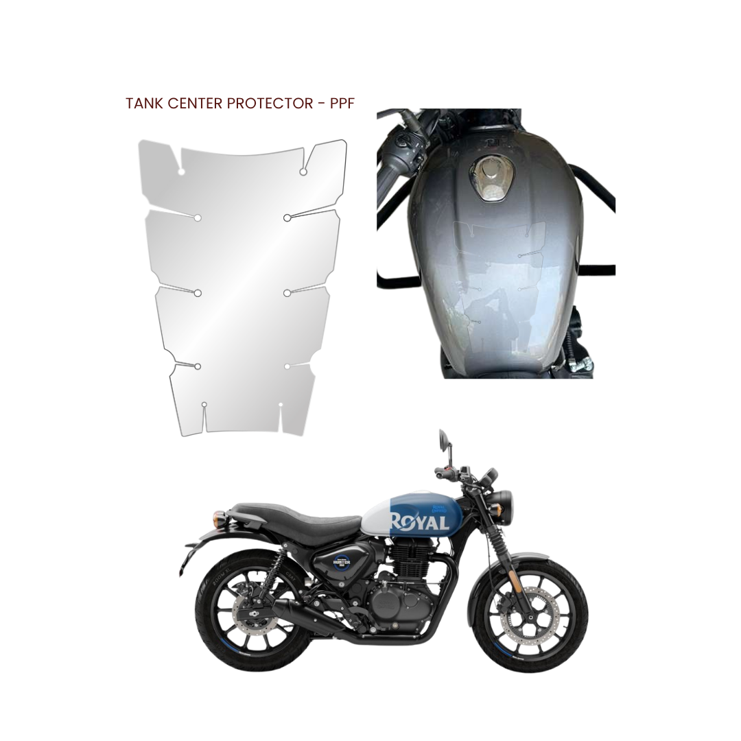 Pre-Cut PPF Royal Enfield Hunter 350 Tank Protector