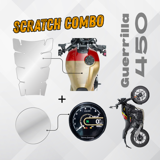 Pre-Cut PPF Royal Enfield Guerrilla 450 - 18 Months Warranty
