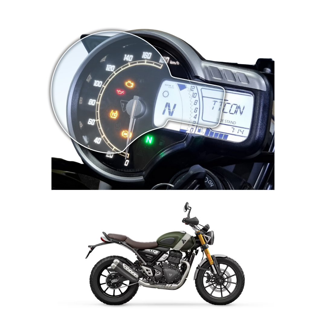 PPF Screen Guard - Triumph  Scrambler 400 X - (2024)