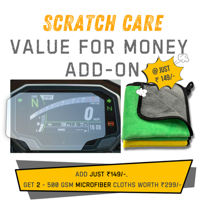 1 x 7H Screen Protector - Z H2 SE (2024) + 2 x 500 GSM Microfiber Cloth