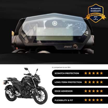 PPF Speedometer Screen Protector | Self-Healing PPF for Yamaha FZ-25 (2024)