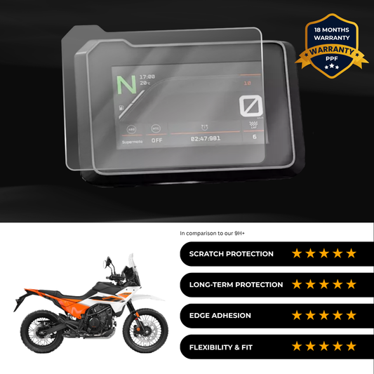 PPF Speedometer Screen Protector | Self-Healing PPF for KTM Adventure 390 S