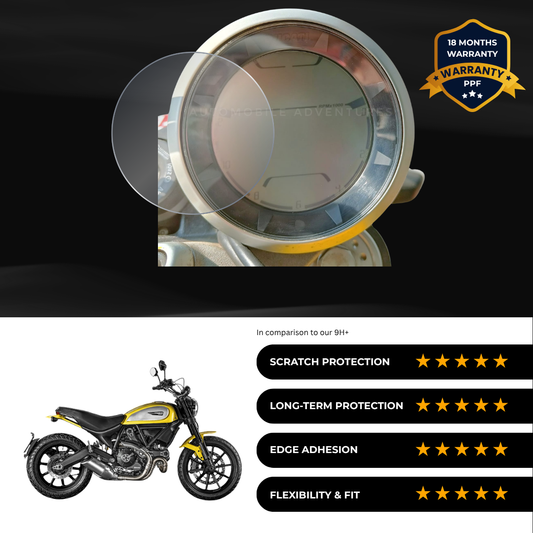 PPF Speedometer Screen Protector | Self-Healing PPF for DUCATI Scrambler Icon (2022)