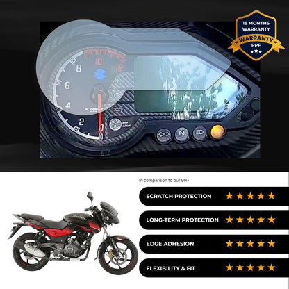 PPF Speedometer Screen Protector | Self-Healing PPF for Bajaj Pulsar 150 (2021-2023)