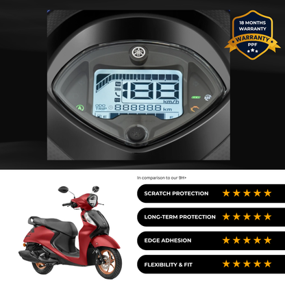 PPF Speedometer Screen Protector | Self-Healing PPF for Yamaha Fascino