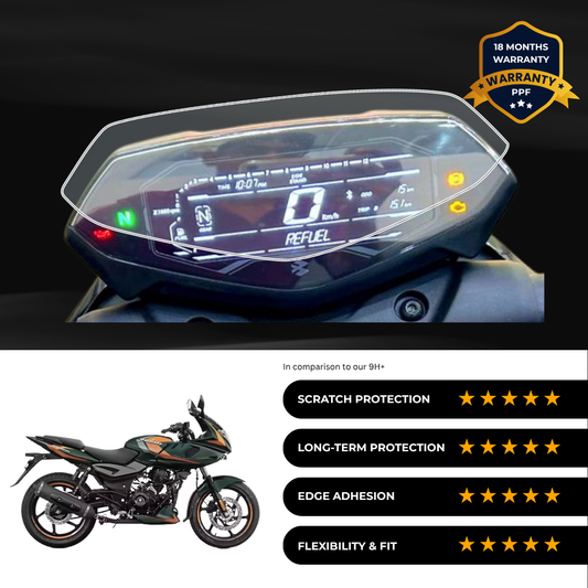 PPF Speedometer Screen Protector | Self-Healing PPF for Bajaj Pulsar 220F