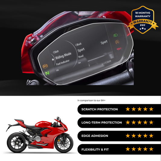 PPF Speedometer Screen Protector | Self-Healing PPF for DUCATI Panigale V2 (2024)