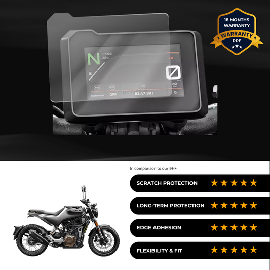 PPF Speedometer Screen Protector | Self-Healing PPF for Husquvarna Svartpilen - (2024)