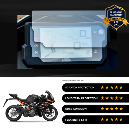 PPF Speedometer Screen Protector | Self-Healing PPF for KTM  RC 200 (2024)