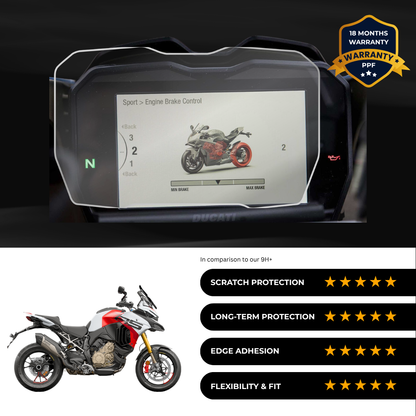 PPF Speedometer Screen Protector | Self-Healing PPF for DUCATI Multistrada V4 RS (2024-25)