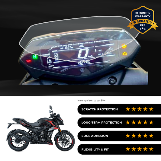 PPF Speedometer Screen Protector | Self-Healing PPF for Bajaj Pulsar N 250