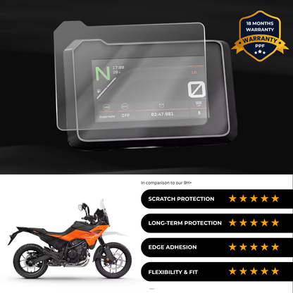 PPF Speedometer Screen Protector | Self-Healing PPF for KTM Adventure 250 (2025)